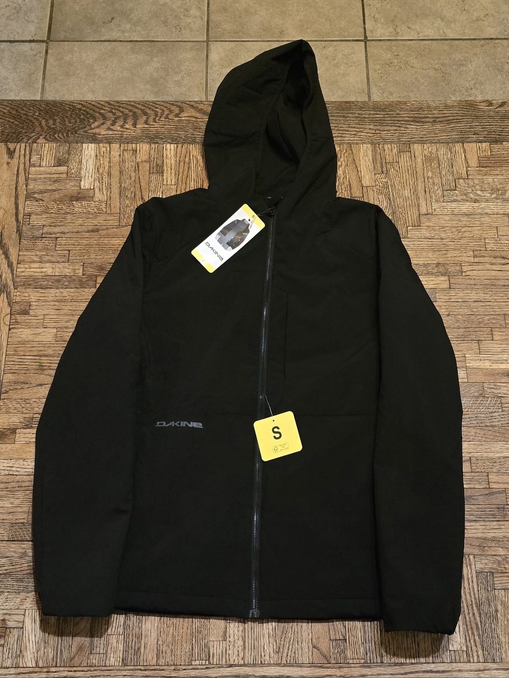 Dakine Men's Hooded Jacket Water & Wind Resistant Lightweight New with Tags Sz S